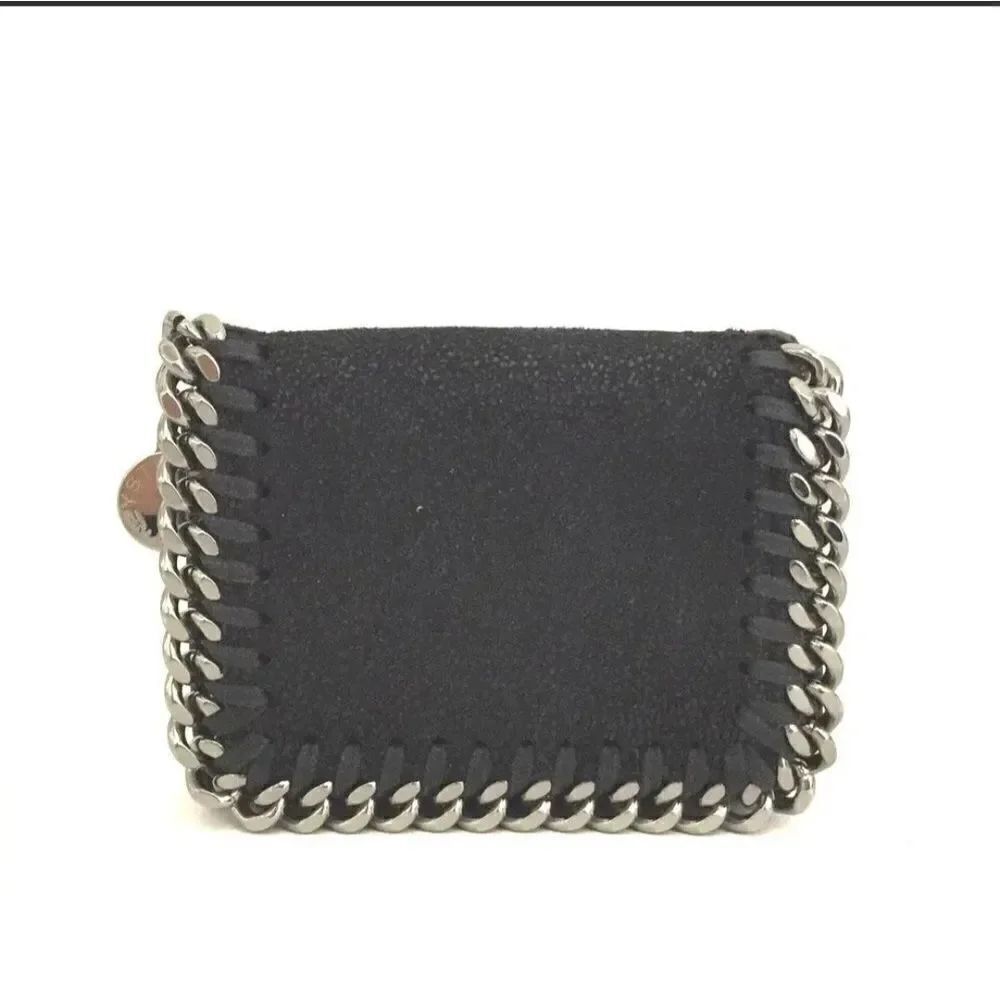 Authentic Stella McCartney Falabella Suede Trifold Wallet/1F6909